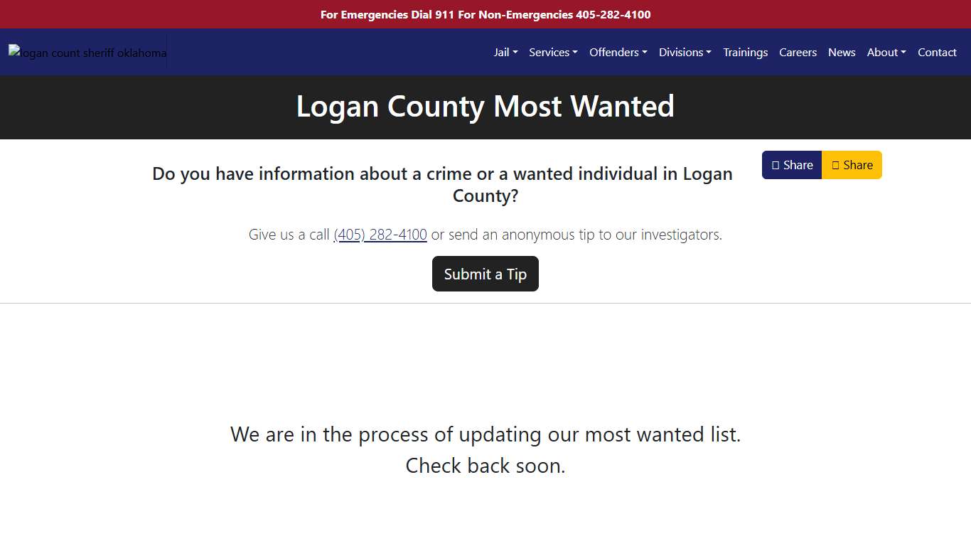 Most Wanted | Logan County Sheriff's Office